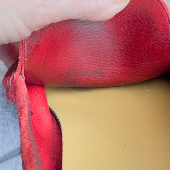 Loro Piana Summer Walk Men's Dried Red Suede Loafers Size 42/9 - Picture 13 of 14